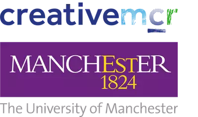 creativemcr and University of Manchester logos